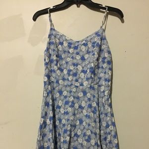 Old Navy Size SP Blue Floral Women Dress
